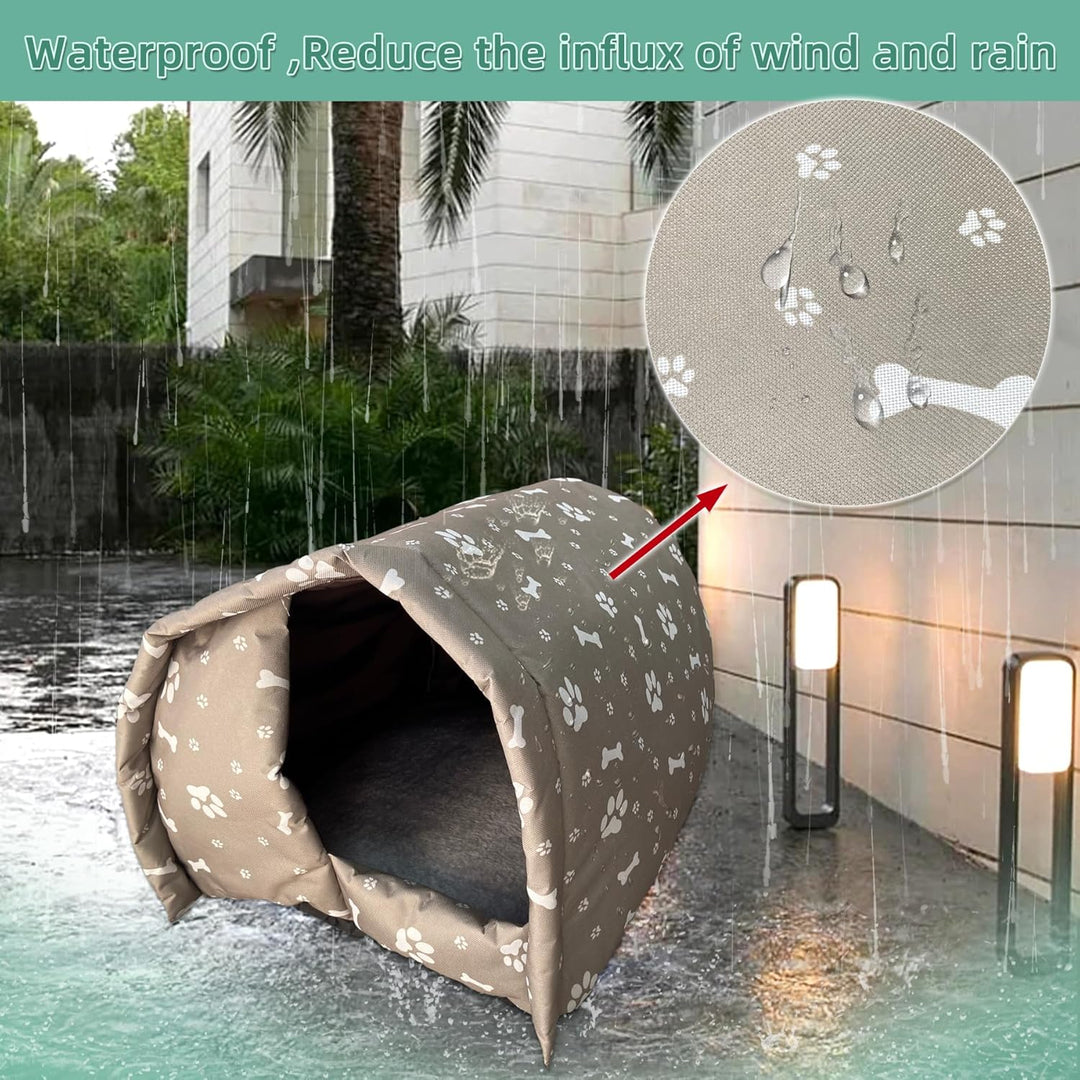 Whiwhi Katzenhaus Für Draussen Winterfest Wasserdicht Und Warm Hundehöhle Waschbar Wetterfest Katzen