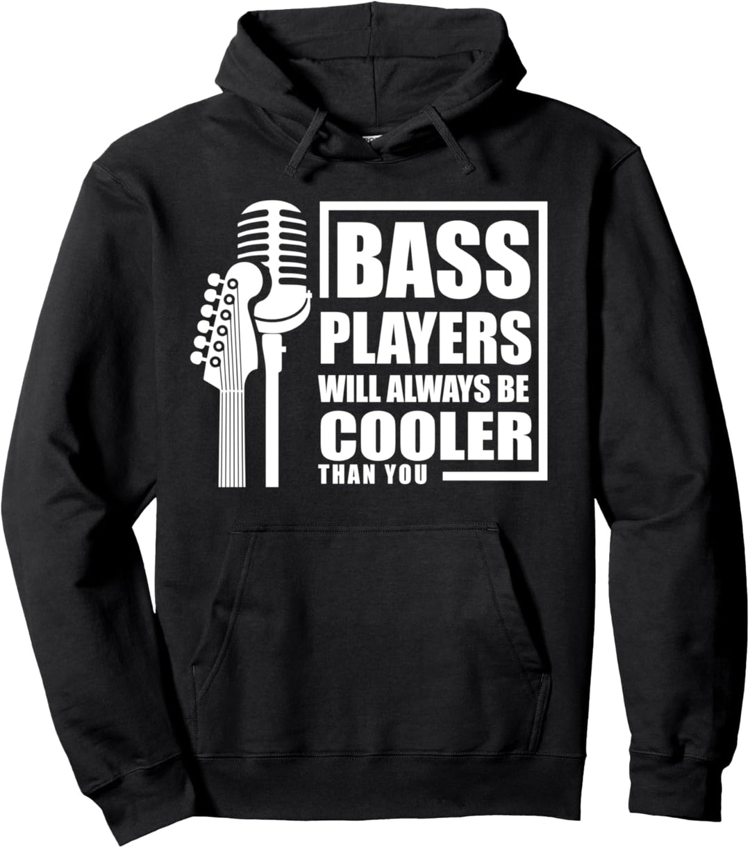 Bassgitarren-Kühler als eine Gitarre oder einen Gitarristen Pullover Hoodie