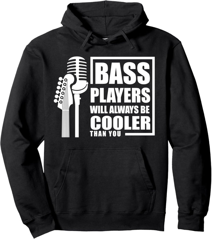 Bassgitarren-Kühler als eine Gitarre oder einen Gitarristen Pullover Hoodie