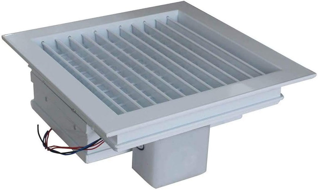 Lamellengitter lüftungsgitter elektrisch 220v abluftgitter abschlussgitter luftklappe elektrisch ver