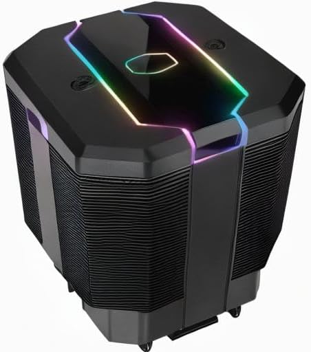 Cooler Master MasterAir MA620M CPU-Kühler - ARGB Dual Tower Kühlkörper, 6 Heatpipes mit leisem SF120