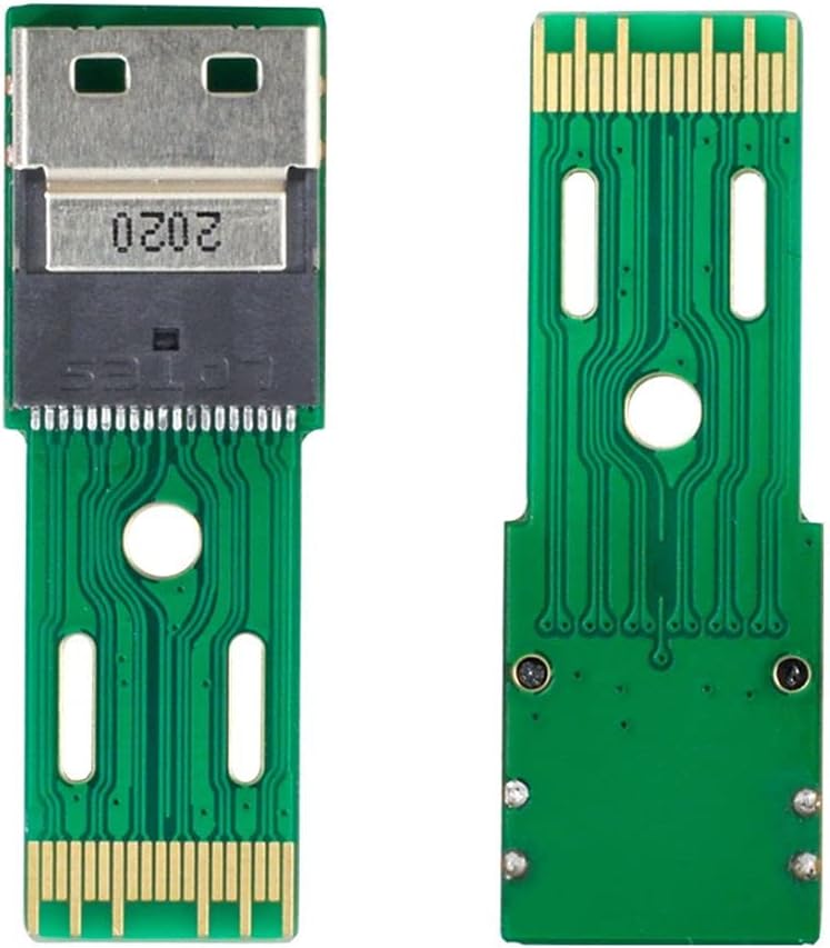 CY ChenYang SFF-8654 PCI-E Slimline SAS 4i 38Pin Stecker auf SFF-8654 SAS 4.0 38Pin Buchse SFF-8654