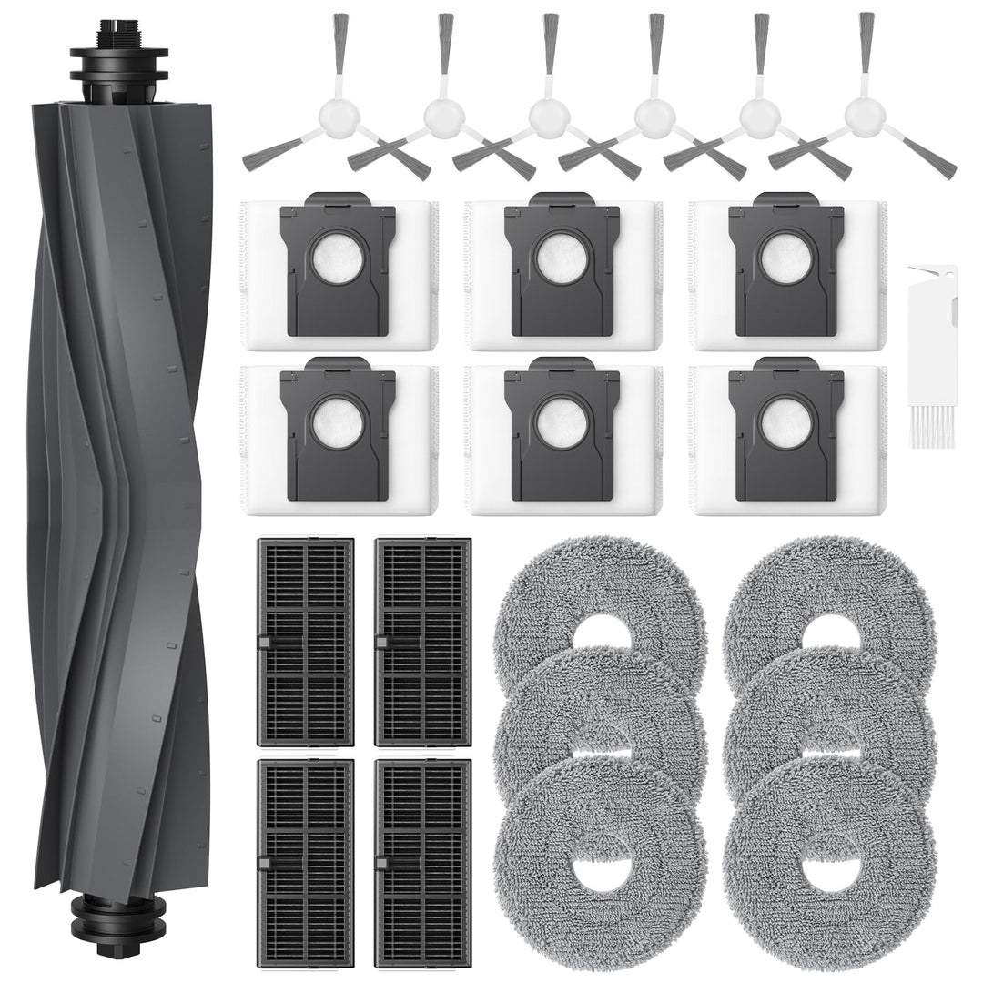 24 Stück Zubehör für Dreame L10s Ultra Gen 2 / L10s Pro Ultra Heat / L40 Ultra AE/ X30 Ultra/Mova E3