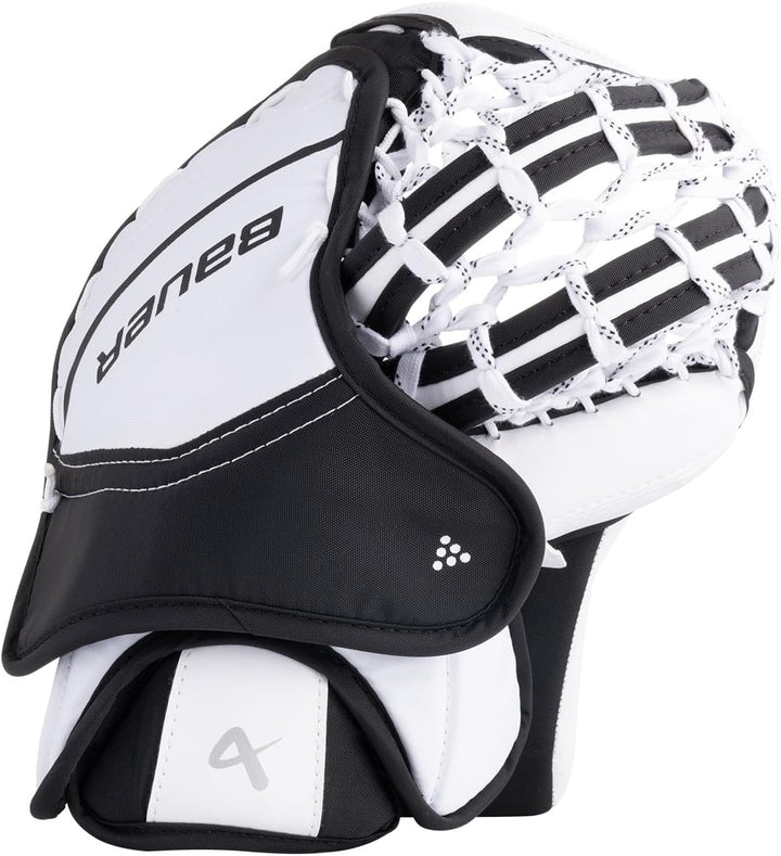 Bauer Prodigy GSX II Eishockey Torwart Fanghand Bambini Links - Linksfänger Weiss-schwarz