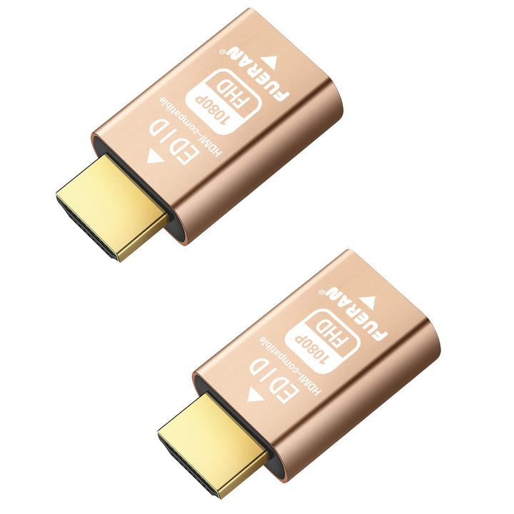FUERAN Edid-Emulator-Adapter (4 Generation), HDMI kompatibel mit Mac Thunderbolt auf HDMI-Switches/E