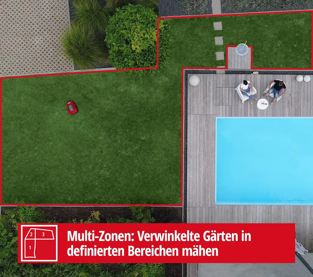 Einhell Rasenmähroboter FREELEXO 300 Solo Power X-Change (Li-Ion Akku, 18V, 300m², Mehrzonen, inkl.