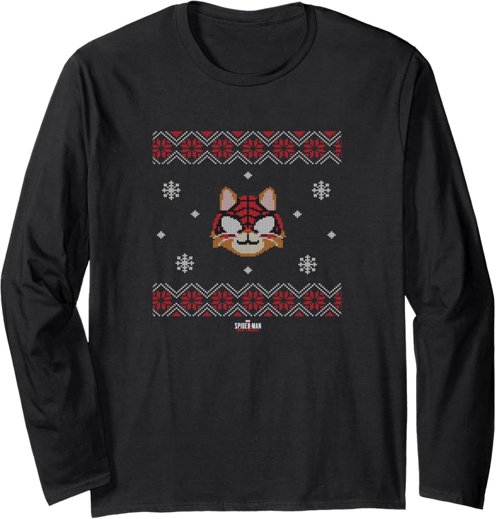 Marvel Spider-Man Uncle's Heroic Holiday Weihnachten Langarmshirt