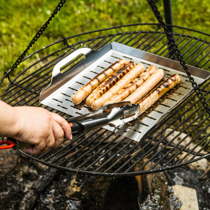 Grillbesteck-Set, 3-teilig, Grillwerkzeuge, BBQ Besteckset, Grillzubehör Set KLAUSBERG KB-7899