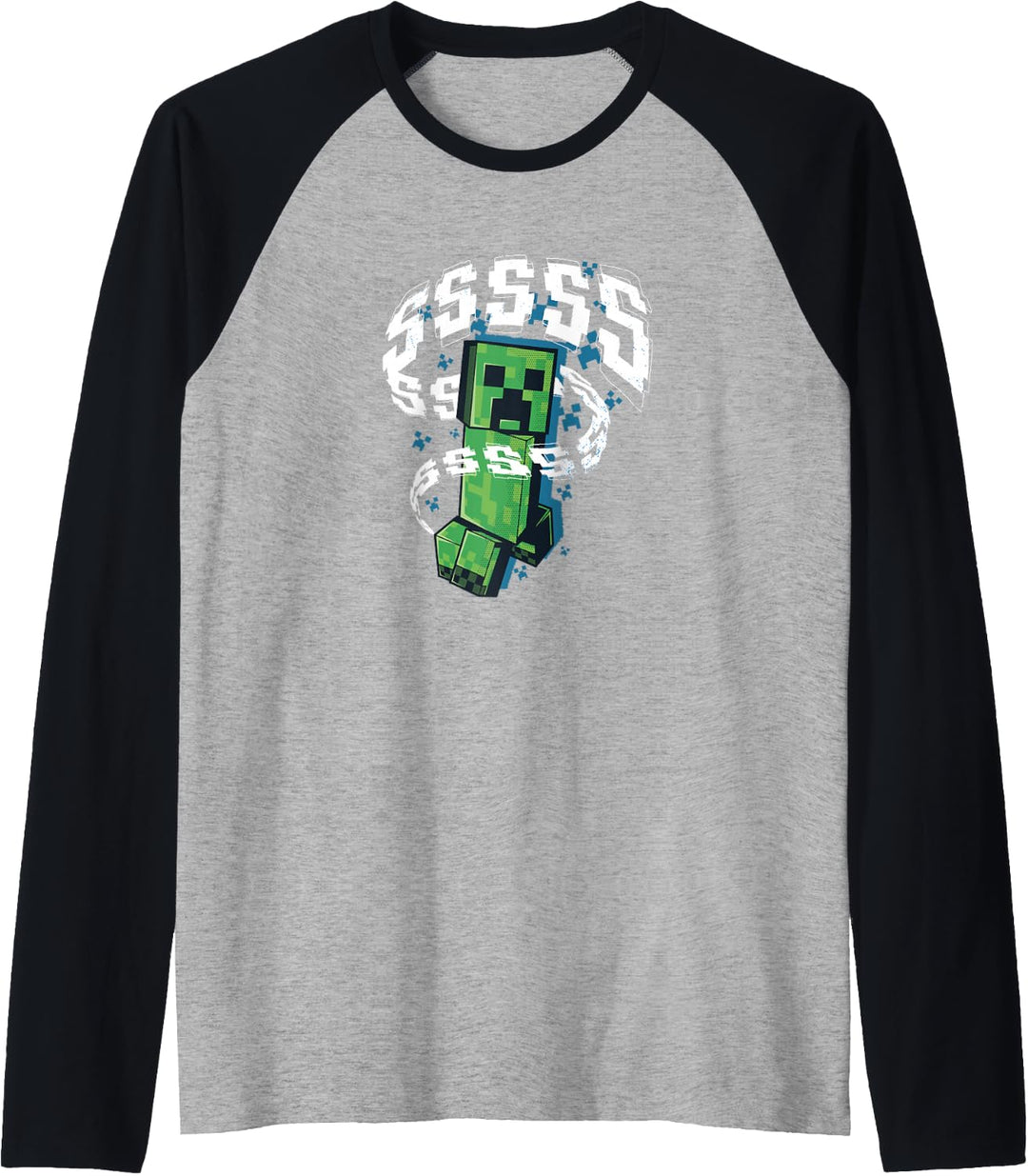 Minecraft Creeper Run SSSSS Raglan