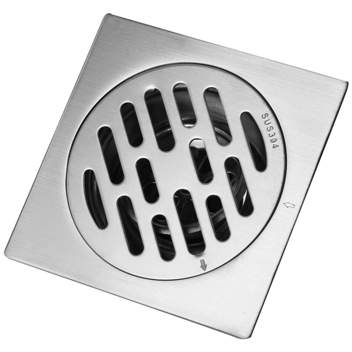 Linel Bodenablauf Duschablauf 100x100 Mm, Quadratisch Badablauf Ablaufdeckel Aussen Dusche Bodenabla