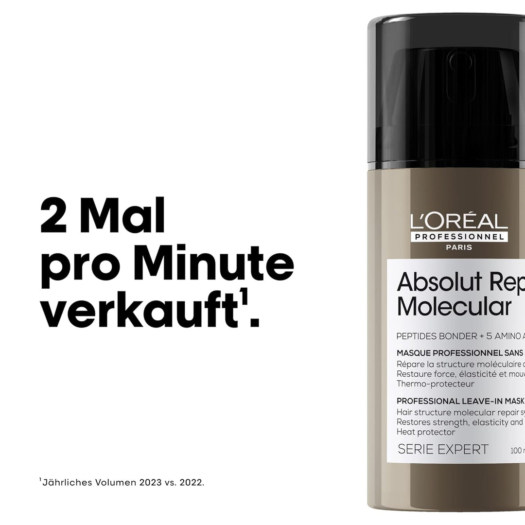 L'Oréal Professionnel Leave-In für strukturgeschädigtes Haar, Zur molekularen Tiefenreparatur, Mit P