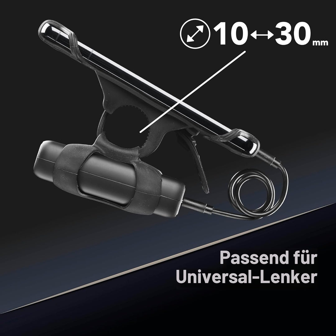 cellularline | Rider Power Bank | Halterung mit integriertem Band zum Befestigen der Powerbank am Le