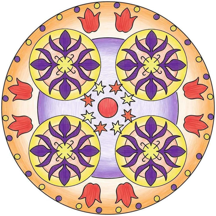 Ravensburger Mandala Designer Frozen 29841, Zeichnen Lernen mit Anna, ELSA und ihren Freunden für Ki