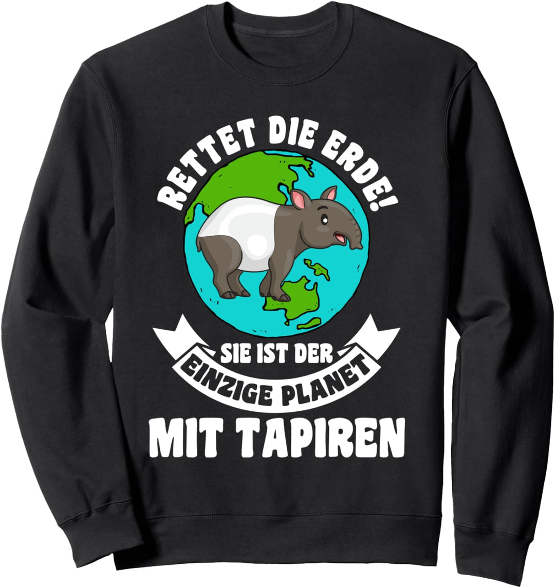 Umweltschutz Tierschutz Tapir Sweatshirt