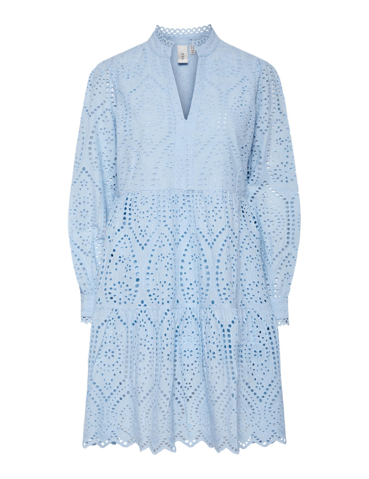YAS Damen Yasholi Ls Dress S. Noos Kleid (1er Pack) S Clear Sky, S Clear Sky
