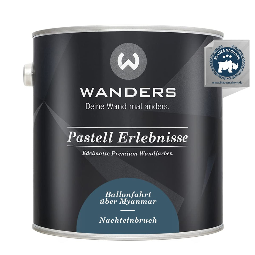 Wanders24 Pastell Erlebnisse (2,5 Liter, Nachteinbruch) edelmatte Wandfarbe - Feine Farben - in 90 F