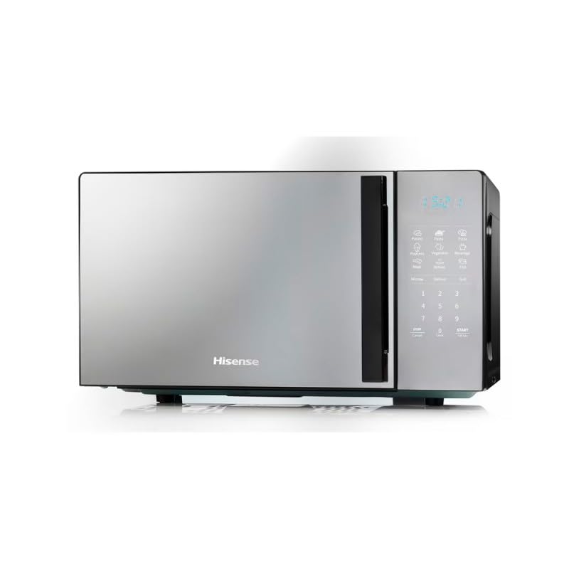 Hisense, H20MOMBS4HG, Mikrowelle 20 l, Türöffnung links, LED-Display mit Tasten, 9 Funktionen, 700 W