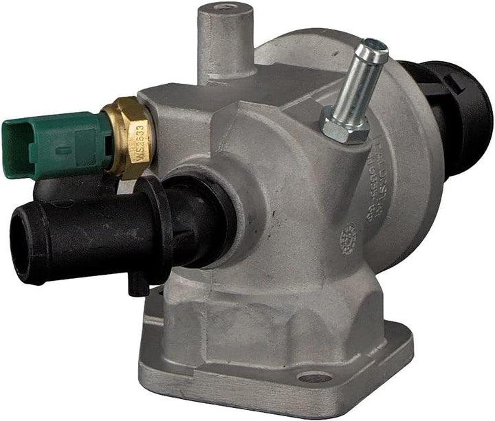 febi bilstein 32646 Thermostat mit Gehäuse, Dichtung und Temperaturschalter , 1 Stück