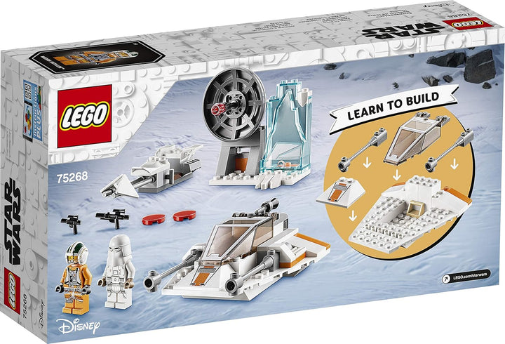 LEGO 75268 Star Wars Snowspeeder, Verteidigungsstation und Speeder-Bike, Spielset mit Starter-Stein