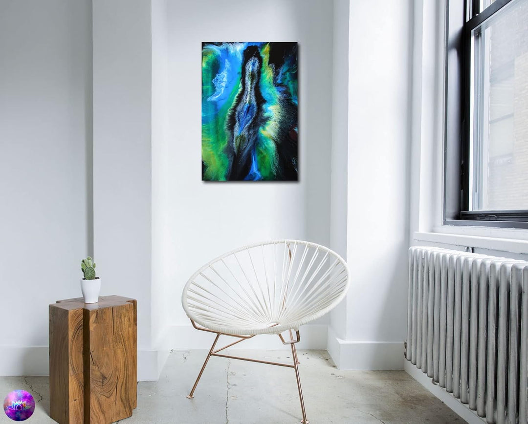 Original Gemälde Abstrakte Malerei - moderne hochglanz Wandbilder - Resin Art Kunst Bild Harz Unikat