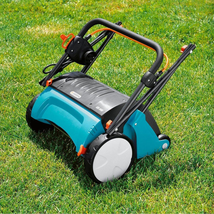 Gardena Aireador eléctrico ES 500 Motor PowerPlus 500 W. Ancho de Trabajo 30 cm. Ajuste de la profun