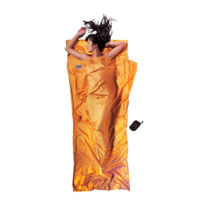 Cocoon Hüttenschlafsack aus Seide 86"x35" Dunkelblau, 86"x35" Dunkelblau