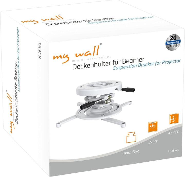 My Wall H 16 WL Beamer-Deckenhalterung Deckenhalter Weiss