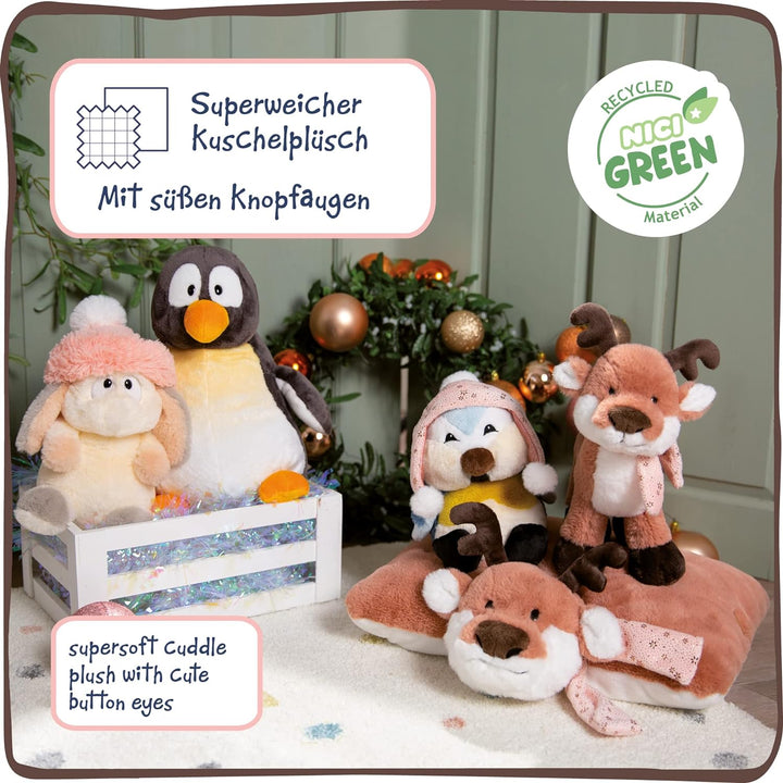 NICI Kuscheltier Hase Liska 35 cm I Plüschtier Rentier für Jungen, Mädchen & Babys I Flauschiges Sto