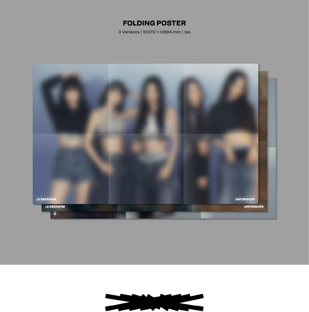 LE SSERAFIM - UNFORGIVEN 1st Studio Album+Store Gift (DUSTY AMBER ver.), Dusty Amber Ver.
