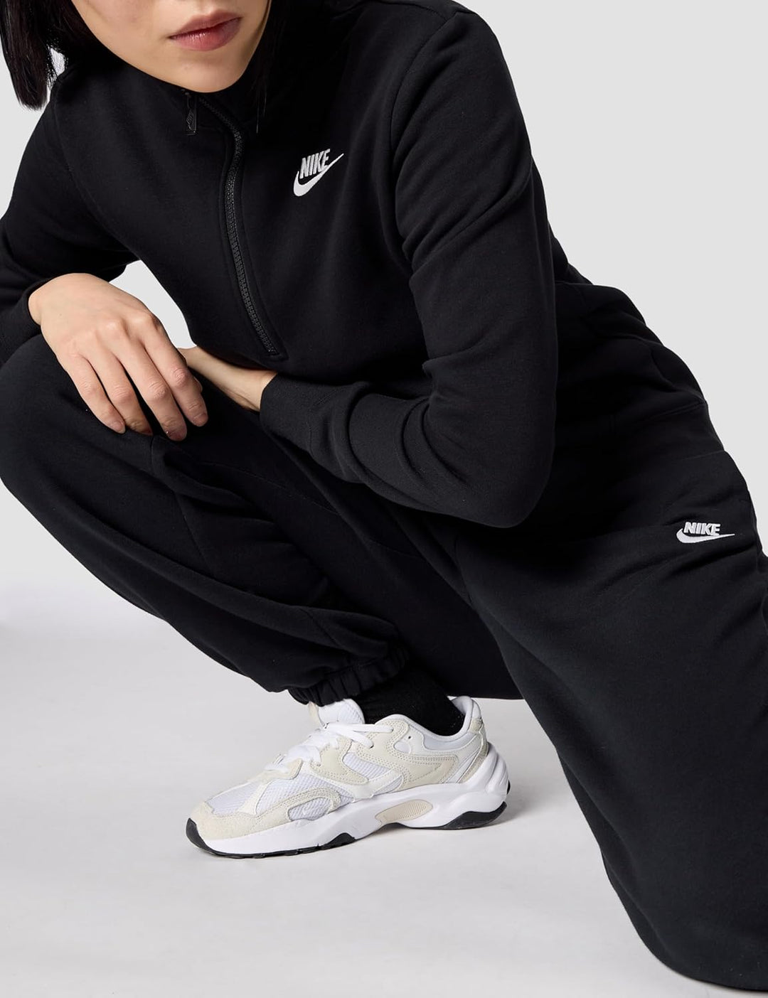 Nike Damen Hose NSW Club XS Black/White, XS Black/White