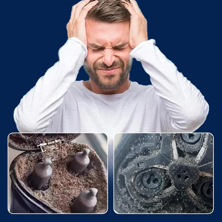 260ml Shaver Cleaner - Quick Clean Pod Cartridges for Electric Shavers, Hygienic Cleaning, natural e