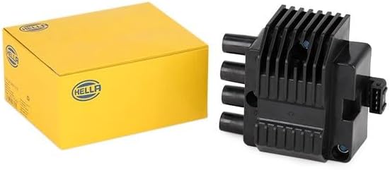 HELLA 5DA 193 175-651 Zündspule - 12V - 4-polig - Blockzündspule - geschraubt