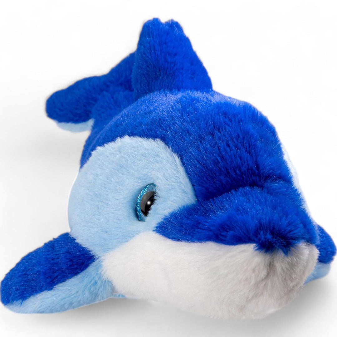 Carl Dick Delfin blau mit Glitzer-Augen, Plüschtier, Kuscheltier ca. 44cm 3580 Blau-44, Blau-44