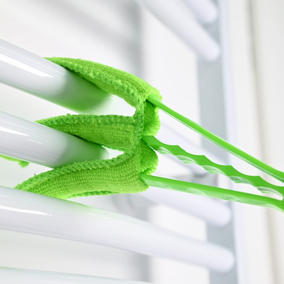 Heilmetz Staubwedel für Jalousien, Handtuchheizkörper, 1 Stück, Hand waschbarer Mikrofaser Heizkörpe