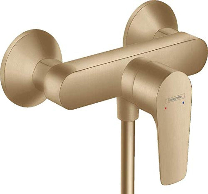 hansgrohe Duscharmatur Talis E (Aufputz Duschmischer, für 1 Funktion) Brushed Bronze Brushed Bronze