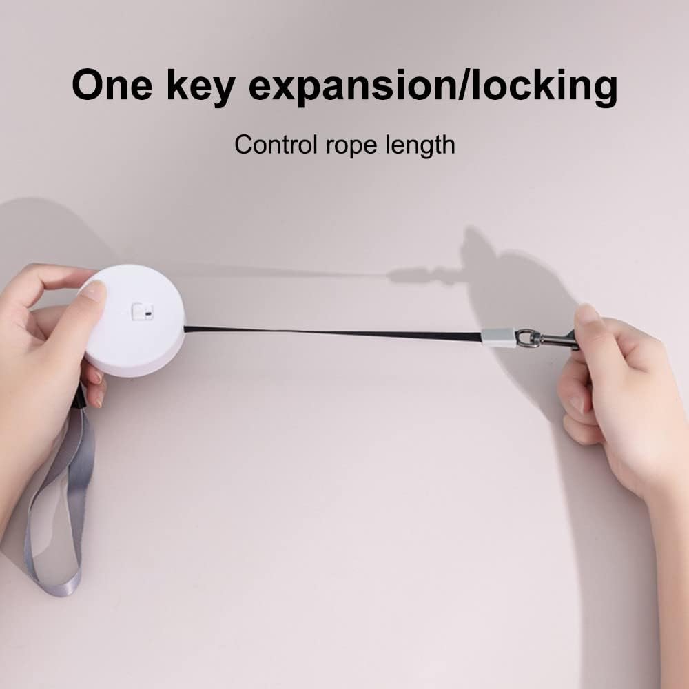 3m/9.8ft Hundeleine, Einziehbare Kleine Hunde Rollleine, Tragbar Automatische Dog Leash für Kleine H