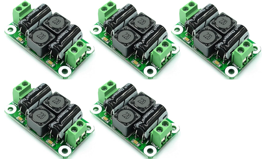 5 Stück 0-50 V 4 A DC-Netzteil Klasse D Verstärker Filterplatine Auto EMI Unterdrückung