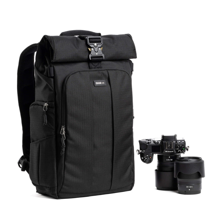 Think Tank - FocusPoint - Camera Backpack Asphalt Black 22L, Asphalt Black 22L
