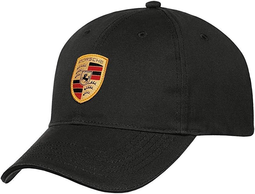 Porsche Porsche Black Crest Logo Cap, offiziell lizenziert