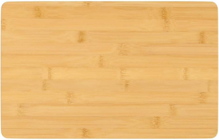 Frühstücksbrettchen aus Bambus mit natürlichem Öl-Finish 22x14x0,8 cm, 6 Stück Servierbretter vielse