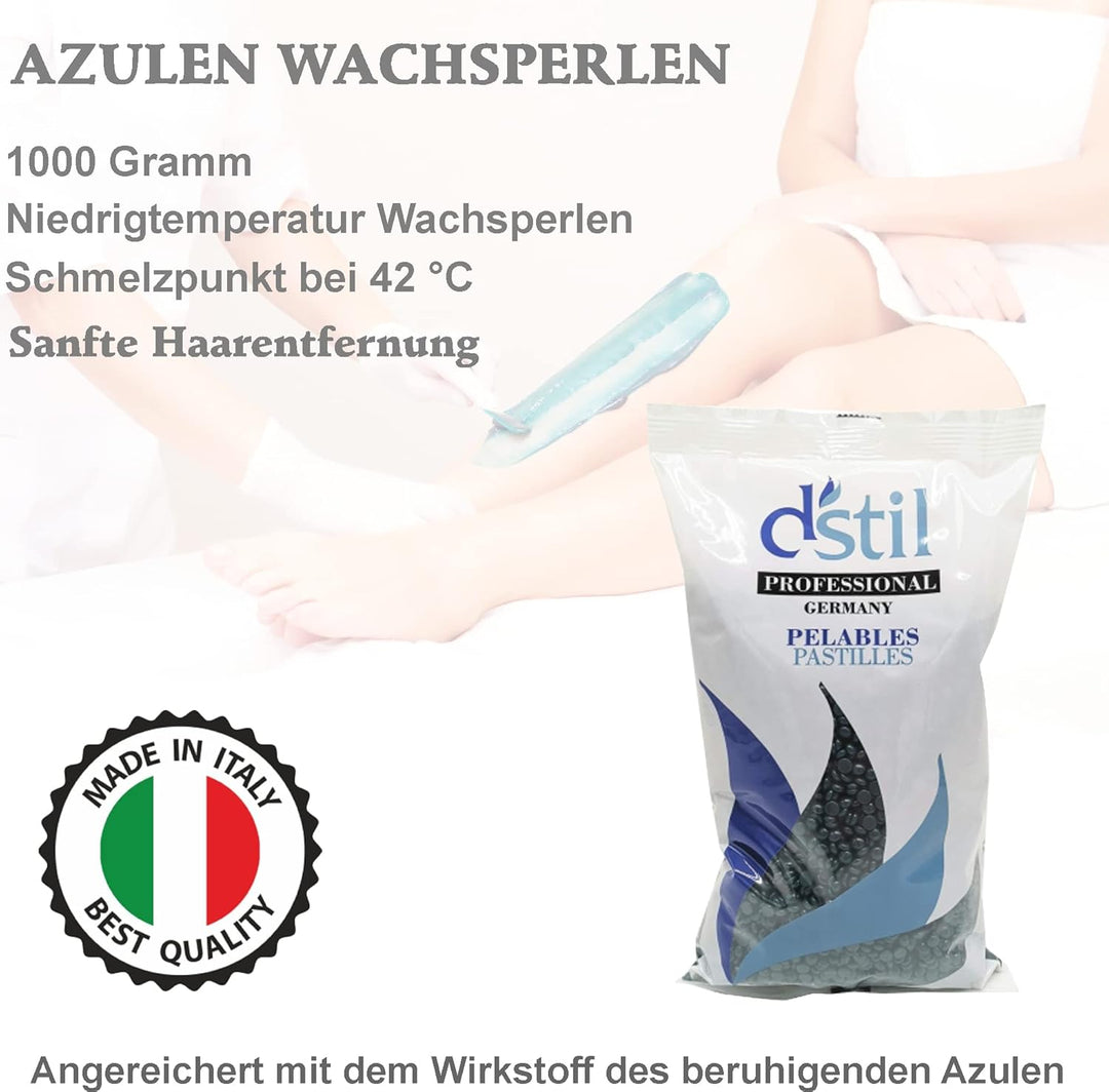 Dstil Professional Wax Wachsperlen Azulen Wachs zur professionellen Haarentfernung für den gesamten