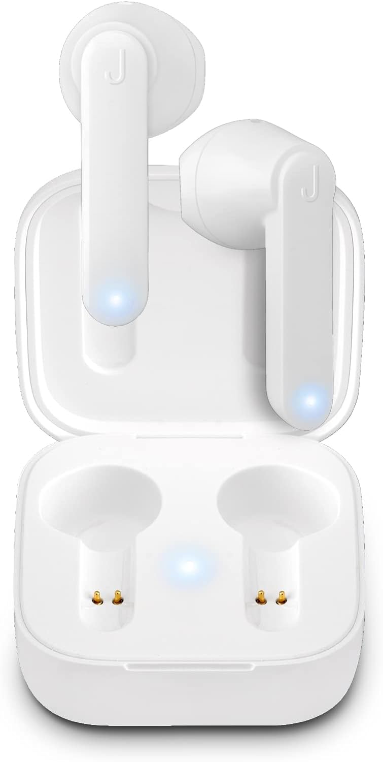 JAZ SBS Sweet True Wireless Stereo Weiss In-Ear-Kopfhörer, Taschenladestation, 300 mAh, Touch-Steuer