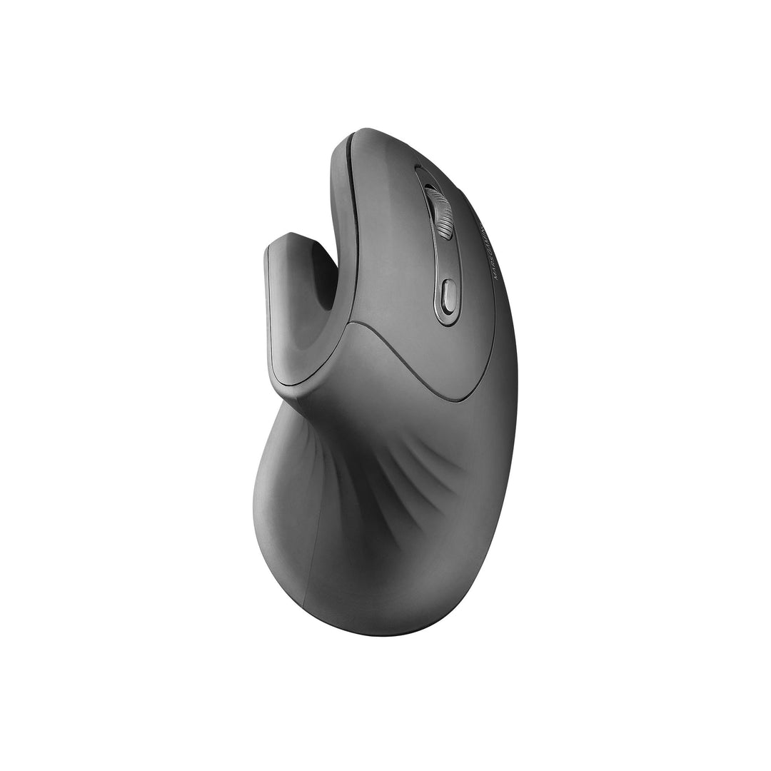 Mars Gaming MMW-ERGOPRO Schwarz, Ergonomische Vertikale Kabellose Maus, Gefaltetes Design, Optischer