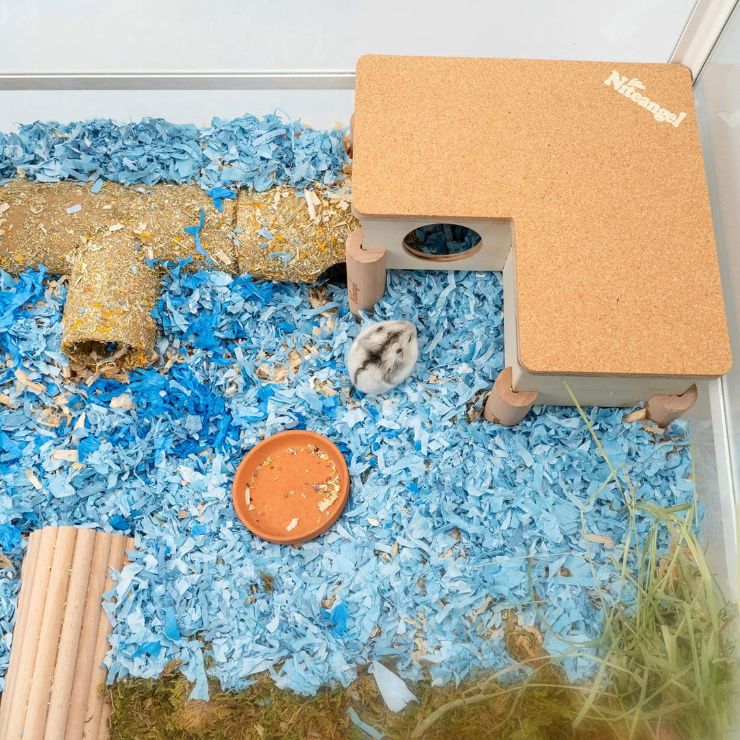 Niteangel Mehrkammer Hamsterhaus Labyrinth - Mehrzimmer-Verstecke und Tunnel-Erkundungsspielzeug für