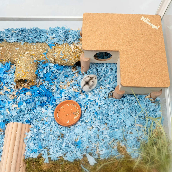 Niteangel Mehrkammer Hamsterhaus Labyrinth - Mehrzimmer-Verstecke und Tunnel-Erkundungsspielzeug für