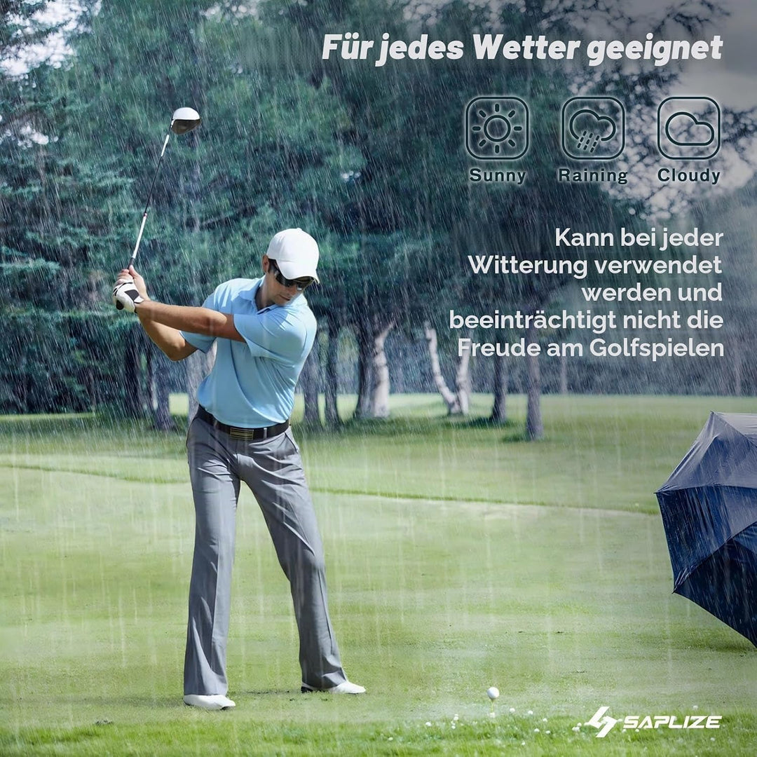 SAPLIZE Golfgriffe 13er-Set mit komplettem Regripping-Kit, Standard / Mittelklasse/übergross, Weiss
