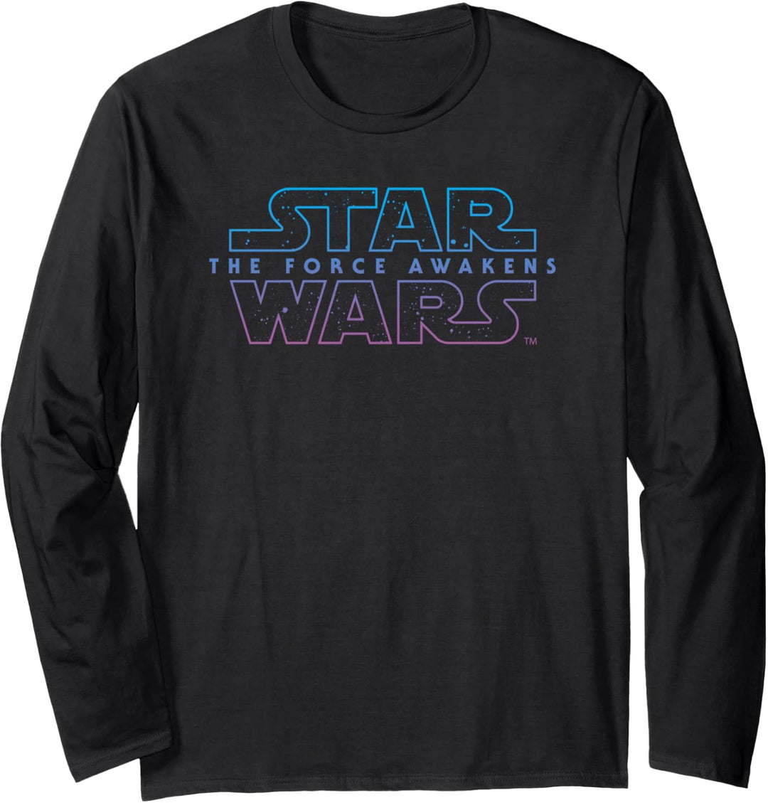 Star Wars The Force Awakens Simple Stary Logo Langarmshirt