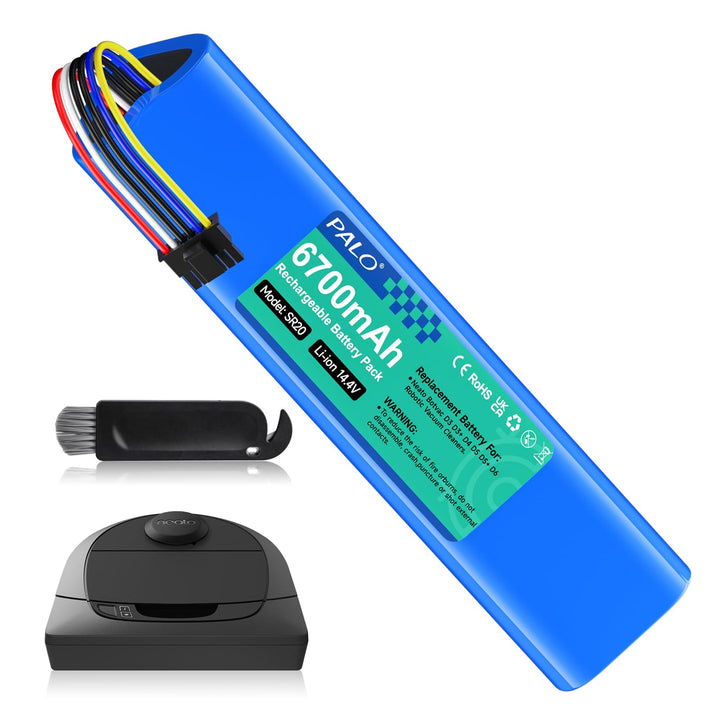Palogreen 6700mAh Ersatzakku für Neato Botvac Connected D3 D5 D7 D3+ D5+ D6 D301 D303 D502 D701 D702