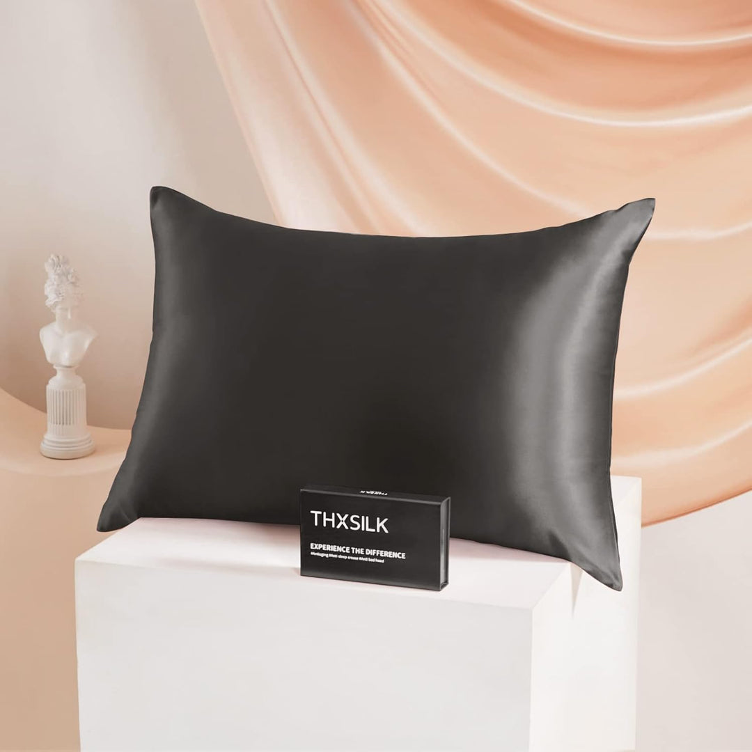 THXSILK 25 Momme Seide Kissenbezug für Haar und Haut - Maulbeerseide Kissenbezug - Hypoallergen mit