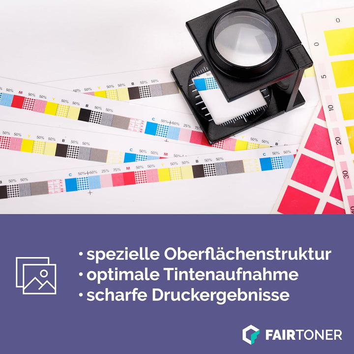FairToner Kopierpapier 2500 Blatt DIN-A4 80g, Weiss (5 x 500 Blatt / 5er Pack) Universal Druckerpapi